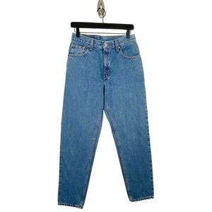 Vintage Levi’s Relaxed Fit Tapered Leg 550 Medium Wash Jeans Size 9 Junior